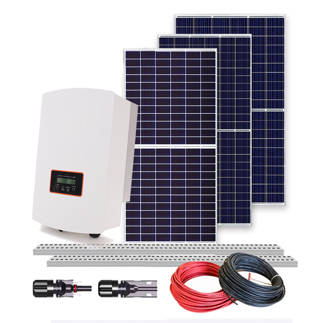 Lựa chọn tốt nhất 10kw tr&ecirc;n Bộ năng lượng mặt trời dạng lưới với Pin năng lượng mặt trời từ Trung Quốc